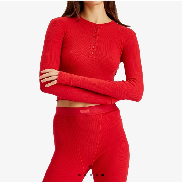 SKIMS COTTON RIB LEGGING NWOT Size XS - Picture 4 of 12